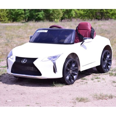 ORYGINALNY LEXUS LC500 NA NAJLEPSZEJ WERSJI, MIĘKKIE KOŁA, MIĘKKIE SIEDZENIE/JE1618