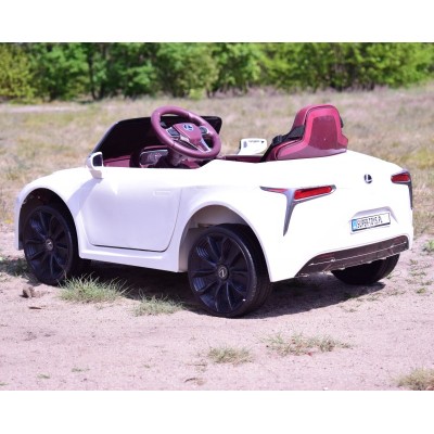 ORYGINALNY LEXUS LC500 NA NAJLEPSZEJ WERSJI, MIĘKKIE KOŁA, MIĘKKIE SIEDZENIE/JE1618