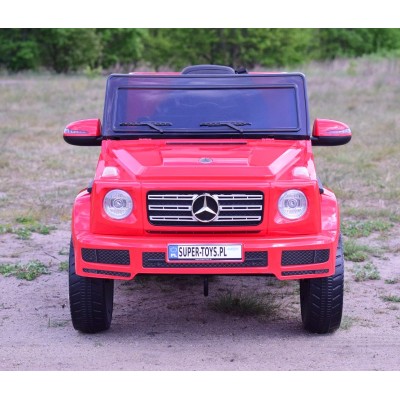 MERCEDES G500 NA AKUMULATOR  MIĘKKIE KOŁA EVA, MIĘKKIE SIEDZENIE, LAKIEROWANY FULL OPCJA/JJ2077
