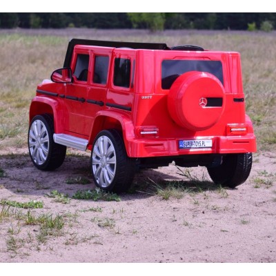 MERCEDES G500 NA AKUMULATOR  MIĘKKIE KOŁA EVA, MIĘKKIE SIEDZENIE, LAKIEROWANY FULL OPCJA/JJ2077