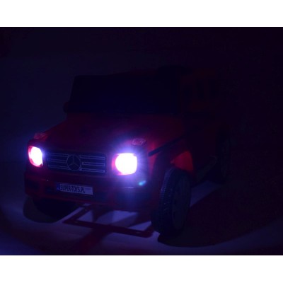 MERCEDES G500 NA AKUMULATOR  MIĘKKIE KOŁA EVA, MIĘKKIE SIEDZENIE, LAKIEROWANY FULL OPCJA/JJ2077