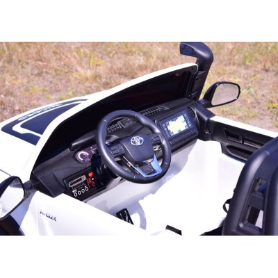 ORYGINALNA TOYOTA HILUX, 2X12V10AH W WALIZCE, PANEL SPORT, RADIO FM  4X4/DKHL850