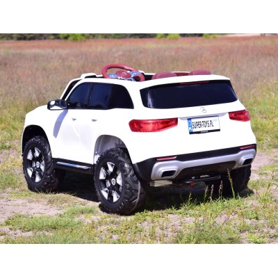 AUTO NA AKUMULATOR MERCEDES GLB, FUNKCJA BUJANIA, MIĘKKIE SIEDZENIE, MIĘKKIE KOŁA NOWOŚĆ/BDQ1201