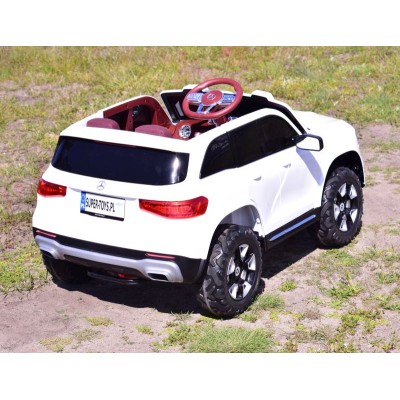 AUTO NA AKUMULATOR MERCEDES GLB, FUNKCJA BUJANIA, MIĘKKIE SIEDZENIE, MIĘKKIE KOŁA NOWOŚĆ/BDQ1201