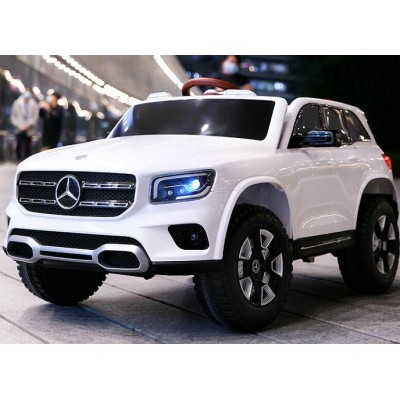 AUTO NA AKUMULATOR MERCEDES GLB, FUNKCJA BUJANIA, MIĘKKIE SIEDZENIE, MIĘKKIE KOŁA NOWOŚĆ/BDQ1201