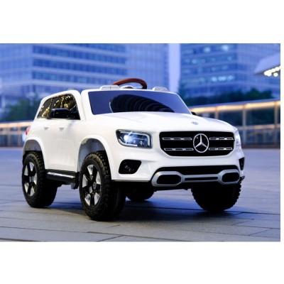 AUTO NA AKUMULATOR MERCEDES GLB, FUNKCJA BUJANIA, MIĘKKIE SIEDZENIE, MIĘKKIE KOŁA NOWOŚĆ/BDQ1201