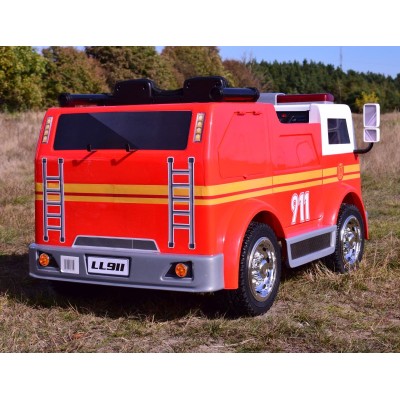 MEGA STRAŻ POŻARNA Z DŹWIĘKAMI, FUNKCJĄ BUJANIA, MEGAFONEM I DODATKOWYM WYPOSAŻENIEM, SUPER WERSJA/LL911