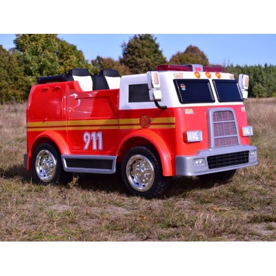 MEGA STRAŻ POŻARNA Z DŹWIĘKAMI, FUNKCJĄ BUJANIA, MEGAFONEM I DODATKOWYM WYPOSAŻENIEM, SUPER WERSJA/LL911