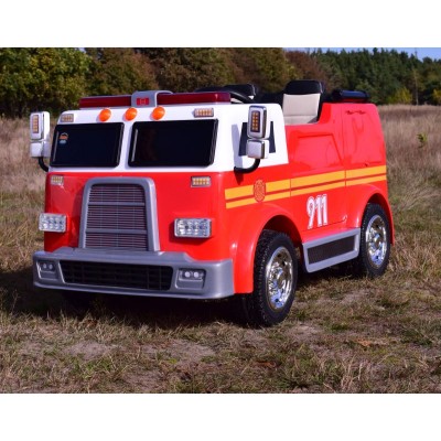 MEGA STRAŻ POŻARNA Z DŹWIĘKAMI, FUNKCJĄ BUJANIA, MEGAFONEM I DODATKOWYM WYPOSAŻENIEM, SUPER WERSJA/LL911