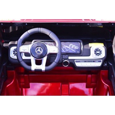 MERCEDES G63 AMG DLA 2 DZIECI, 24V, 4X4,  MIĘKKIE KOŁA EVA, MIĘKKIE SIEDZENIE, LAKIER POLEROWANY FULL OPCJA/S-307