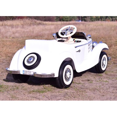 MERCEDES  RETRO TYP 540K DLA DZIECKA I DLA RODZICA, MIĘKKIE KOŁA EVA, MIĘKKIE SIEDZENIE,  FULL OPCJA/A200