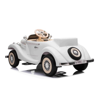 MERCEDES  RETRO TYP 540K DLA DZIECKA I DLA RODZICA, MIĘKKIE KOŁA EVA, MIĘKKIE SIEDZENIE,  FULL OPCJA/A200