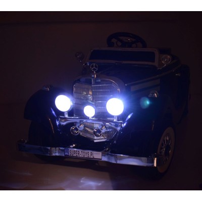 MERCEDES  RETRO TYP 540K DLA DZIECKA I DLA RODZICA, MIĘKKIE KOŁA EVA, MIĘKKIE SIEDZENIE,  FULL OPCJA/A200