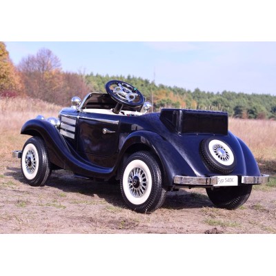 MERCEDES  RETRO TYP 540K DLA DZIECKA I DLA RODZICA, MIĘKKIE KOŁA EVA, MIĘKKIE SIEDZENIE,  FULL OPCJA/A200