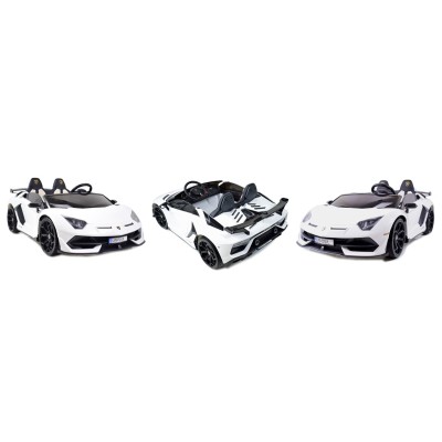 LICENCJONOWANY LAMBORGHINI AVENTADOR SVJ DLA 2 DZIECI, FUNKCJA DRIFTU MIĘKKIE SIEDZENIE, MIĘKKIE KOŁA/SX2028