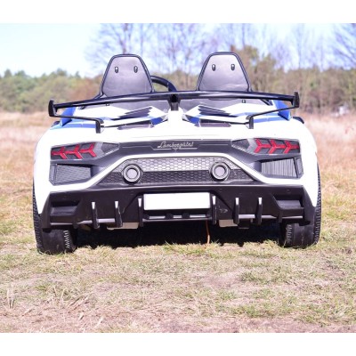LICENCJONOWANY LAMBORGHINI AVENTADOR SVJ DLA 2 DZIECI, FUNKCJA DRIFTU MIĘKKIE SIEDZENIE, MIĘKKIE KOŁA/SX2028