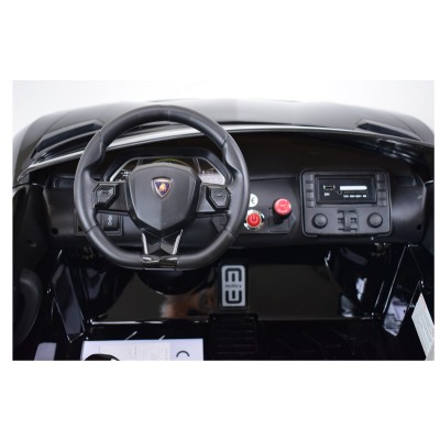 LICENCJONOWANY LAMBORGHINI AVENTADOR SVJ DLA 2 DZIECI FUNKCJA DRIFTU - LAKIER SUPER JAKOŚĆ, MIĘKKIE SIEDZENIE, MIĘKKIE KOŁA/SX20