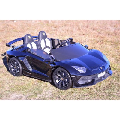 LICENCJONOWANY LAMBORGHINI AVENTADOR SVJ DLA 2 DZIECI FUNKCJA DRIFTU - LAKIER SUPER JAKOŚĆ, MIĘKKIE SIEDZENIE, MIĘKKIE KOŁA/SX20