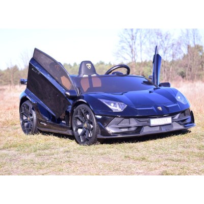 LICENCJONOWANY LAMBORGHINI AVENTADOR SVJ DLA 2 DZIECI FUNKCJA DRIFTU - LAKIER SUPER JAKOŚĆ, MIĘKKIE SIEDZENIE, MIĘKKIE KOŁA/SX20
