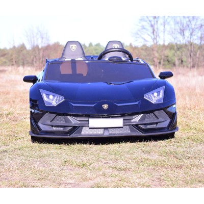 LICENCJONOWANY LAMBORGHINI AVENTADOR SVJ DLA 2 DZIECI FUNKCJA DRIFTU - LAKIER SUPER JAKOŚĆ, MIĘKKIE SIEDZENIE, MIĘKKIE KOŁA/SX20