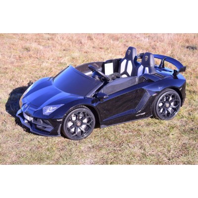 LICENCJONOWANY LAMBORGHINI AVENTADOR SVJ DLA 2 DZIECI FUNKCJA DRIFTU - LAKIER SUPER JAKOŚĆ, MIĘKKIE SIEDZENIE, MIĘKKIE KOŁA/SX20