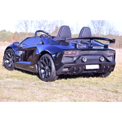 LICENCJONOWANY LAMBORGHINI AVENTADOR SVJ DLA 2 DZIECI FUNKCJA DRIFTU - LAKIER SUPER JAKOŚĆ, MIĘKKIE SIEDZENIE, MIĘKKIE KOŁA/SX20