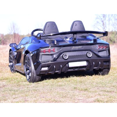 LICENCJONOWANY LAMBORGHINI AVENTADOR SVJ DLA 2 DZIECI FUNKCJA DRIFTU - LAKIER SUPER JAKOŚĆ, MIĘKKIE SIEDZENIE, MIĘKKIE KOŁA/SX20