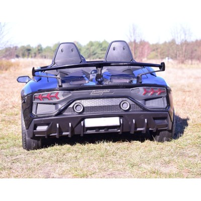 LICENCJONOWANY LAMBORGHINI AVENTADOR SVJ DLA 2 DZIECI FUNKCJA DRIFTU - LAKIER SUPER JAKOŚĆ, MIĘKKIE SIEDZENIE, MIĘKKIE KOŁA/SX20