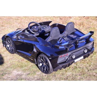 LICENCJONOWANY LAMBORGHINI AVENTADOR SVJ DLA 2 DZIECI FUNKCJA DRIFTU - LAKIER SUPER JAKOŚĆ, MIĘKKIE SIEDZENIE, MIĘKKIE KOŁA/SX20