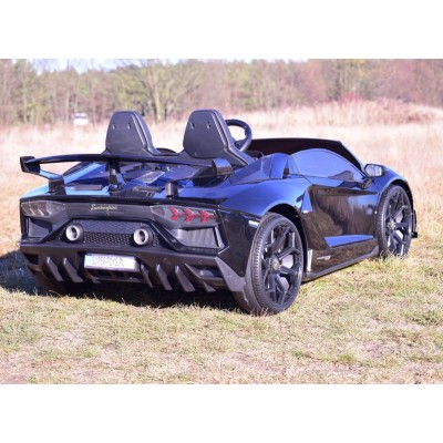 LICENCJONOWANY LAMBORGHINI AVENTADOR SVJ DLA 2 DZIECI FUNKCJA DRIFTU - LAKIER SUPER JAKOŚĆ, MIĘKKIE SIEDZENIE, MIĘKKIE KOŁA/SX20