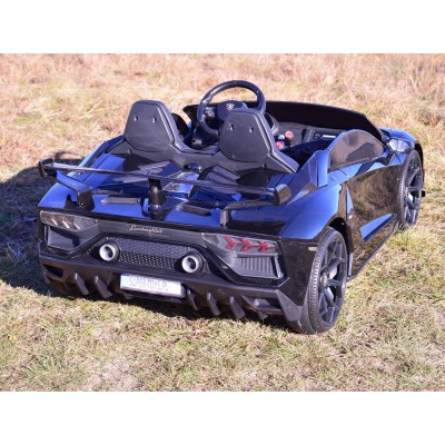 LICENCJONOWANY LAMBORGHINI AVENTADOR SVJ DLA 2 DZIECI FUNKCJA DRIFTU - LAKIER SUPER JAKOŚĆ, MIĘKKIE SIEDZENIE, MIĘKKIE KOŁA/SX20