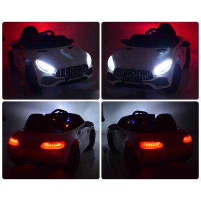 MERCEDES NA AKUMULATOR  AMG GT, MIĘKKIE KOŁA EVA, MIĘKKIE SIEDZENIE/HL2588