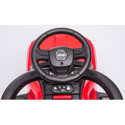 JEŹDZIK, PCHACZ, ODPYCHACZ, POJAZD NA AKUMULATOR- JEEP CHEROKEE,  DASZEK ,DŹWIĘKI/JQ606