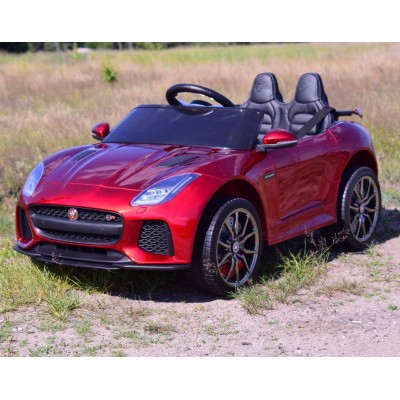 AUTO NA AKUMULATOR JAGUAR F TYPE, MIĘKKIE KOŁA, MIĘKKIE SIEDZENIE, SUPER JAKOSĆ - LAKIER/QLS5388
