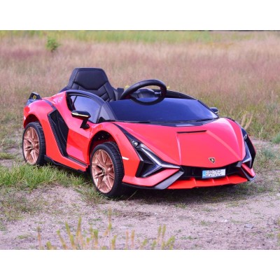 ORYGINALNE LAMBORGHINI SIAN, MIĘKKIE KOŁA, MIĘKKIE SIEDZENIE,  FUNKCJA BUJANIA - FULL OPCJA /QLS6388