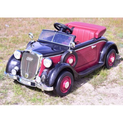 ORYGINALNE AUDI HORCH DLA DZIECKA I DLA RODZICA DO 100 KG, 2X200 W, 24 V/JE1005