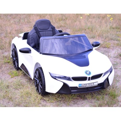 ORYGINALNE BMW I8 - MIĘKKIE KOŁA, MIĘKKIE SIEDZENIE/JE1001