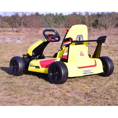 SZYBKI GOKART NA AKUMULATOR 12 V, CZUJNIK ANTYKOLIZYJNY/XMX-619