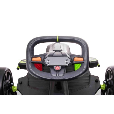 SZYBKI  GOKART FAST 3  Z FUNKCJĄ DRIFTU 24 V, RADIO, BLUETOOTH/BDM0933