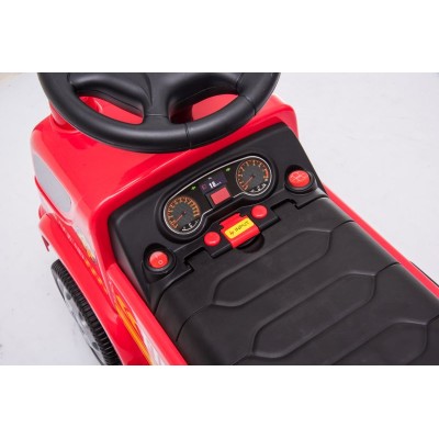 JEŹDZIK NA AKUMULATOR STRAŻ POŻARNA Z DRABINĄ I BAŃKAMI/GTS-6688-B