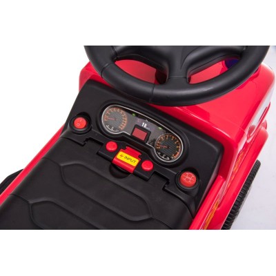 JEŹDZIK NA AKUMULATOR STRAŻ POŻARNA Z DRABINĄ I BAŃKAMI/GTS-6688-B
