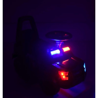SAMOCHÓD NA AKUMULATOR POLICJA  - DŹWIĘKI ŚWIATŁA, MEGAFON/QLS993D