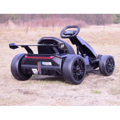 SZYBKI DRIFTUJĄCY GOKART NA AKUMULATOR 24 V, REGULOWANA RAMA/AHL007
