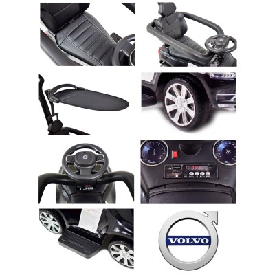 JEŹDZIK, PCHACZ, ODPYCHACZ VOLVO XC90, MIĘKKIE SIEDZENIE,  DASZEK ,DŹWIĘKI/DKP02