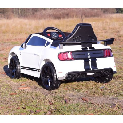 FORD MUSTANG SHELBY GT500 NA AKUMULATOR, MIĘKKIE KOŁA, MIĘKKIE SIEDZENIE/CH9969