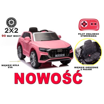 ORYGINALNE AUDI Q8 W NAJLEPSZEJ OPCJI, MIĘKKIE KOŁA, MIĘKKIE SIEDZENIE/JJ2066