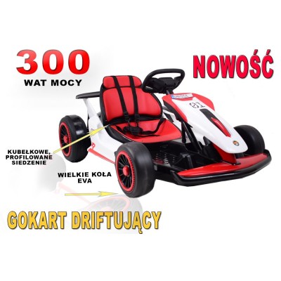 SZYBKI DRIFTUJĄCY GOKART NA AKUMULATOR 24 V 300W/HL3888