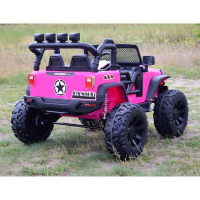 JEEP NA AKUMULATOR BROTHERS , WSPOMAGANIE KIEROWNICY, MIĘKKIE KOŁA, MIĘKKIE SIEDZENIE 24V - 400W/JEEP-JC-666