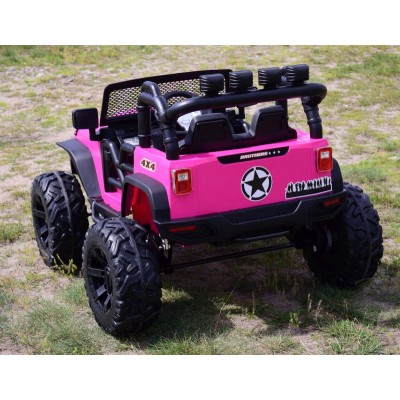 JEEP NA AKUMULATOR BROTHERS , WSPOMAGANIE KIEROWNICY, MIĘKKIE KOŁA, MIĘKKIE SIEDZENIE 24V - 400W/JEEP-JC-666