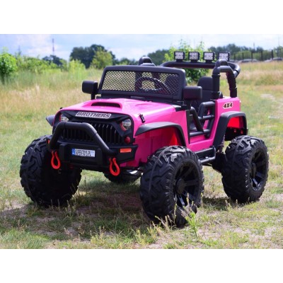 JEEP NA AKUMULATOR BROTHERS , WSPOMAGANIE KIEROWNICY, MIĘKKIE KOŁA, MIĘKKIE SIEDZENIE 24V - 400W/JEEP-JC-666